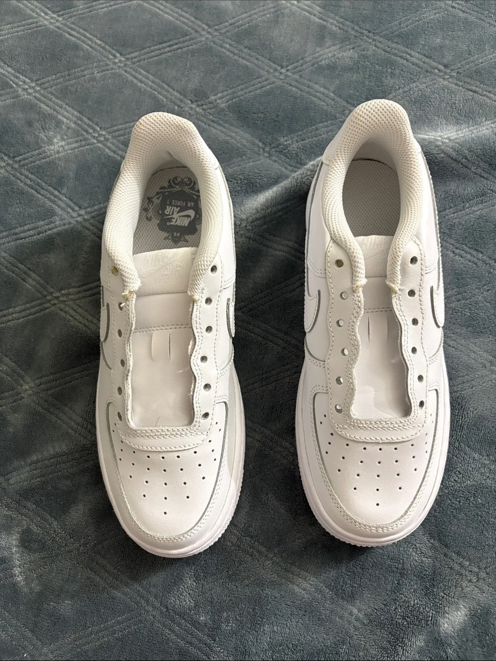 Nike White Low-Top Leather Sneakers